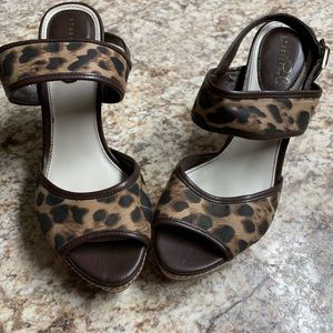 Leopard printed size 7 heels.